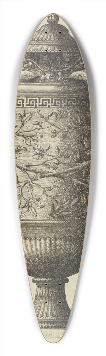 Antonio Isopi - A vase 39.3 inch art pintail longboard deck
