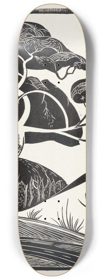 Bernard Essers - Duinlandschap 8.25 inch art skate deck