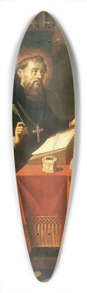 Antonio Rodrguez - Saint Augustine 39.3 inch art pintail longboard deck