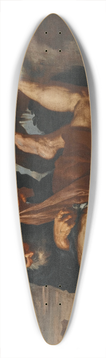 Antonio Zanchi - The Good Samaritan 39.3 inch art pintail longboard deck