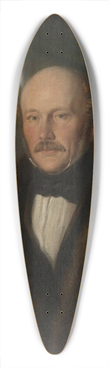 Antoni Ziemicki - Portrait of Edward Szydowski 39.3 inch art pintail longboard deck