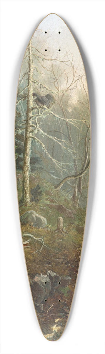Anton Karinger - Im Kankerthall in Krain 39.3 inch art pintail longboard deck