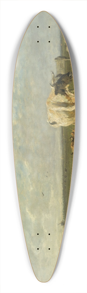 Anton Mauve - CattleAt Pasture 39.3 inch art pintail longboard deck