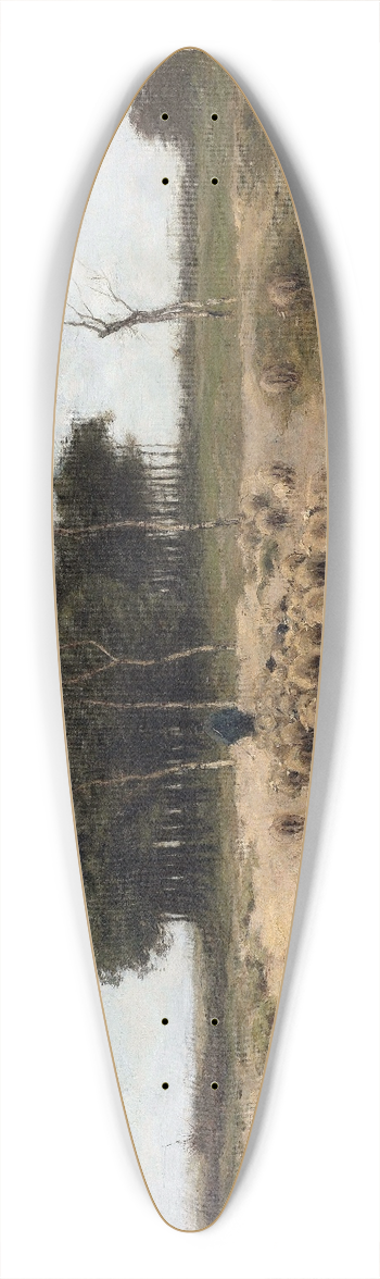 Anton Mauve - On the Heath near Laren 39.3 inch art pintail longboard deck