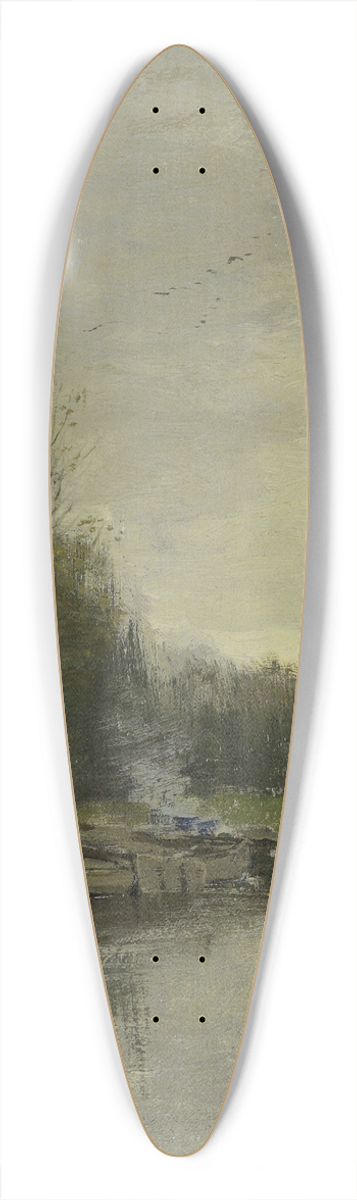Anton Mauve - Trekvaart 39.3 inch art pintail longboard deck