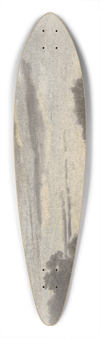 Anton Melbye - Coastal Landscape 39.3 inch art pintail longboard deck