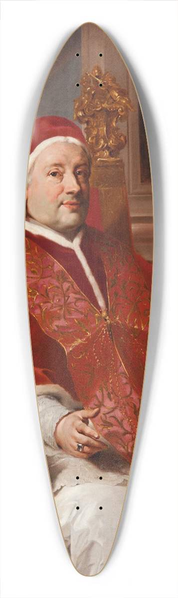 Anton Raphael Mengs - Portrait of Pope Clement XIII 39.3 inch art pintail longboard deck