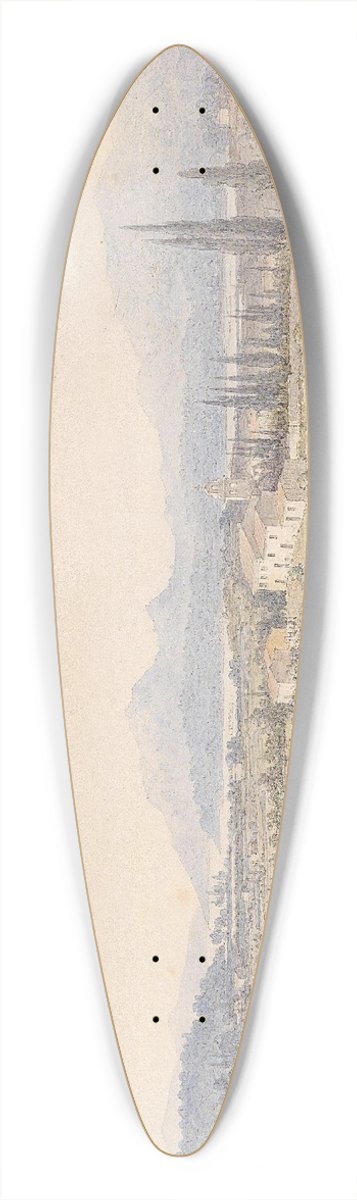 Anton Schranz - Landschaft In Malta 39.3 inch art pintail longboard deck