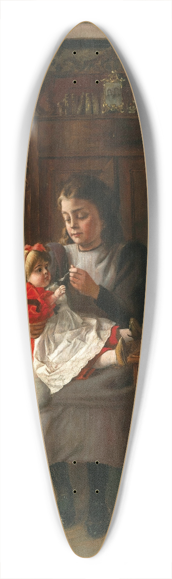 Anton Seitz - The Doll Mother 39.3 inch art pintail longboard deck
