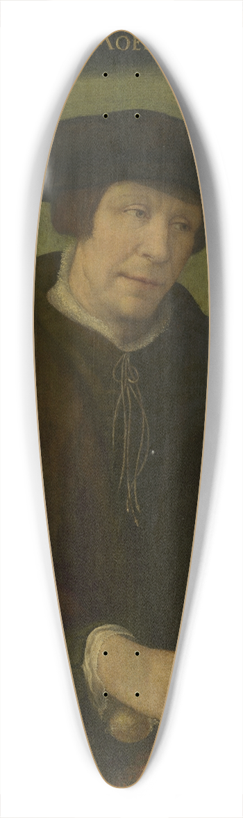 Antwerp 16th Century - Portrait of an Almoner of Antwerp 39.3 inch art pintail longboard deck