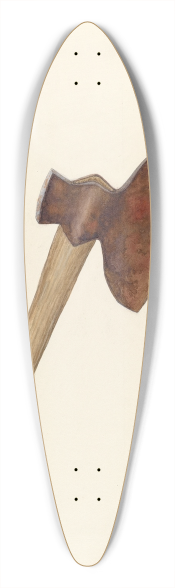 Archie Thompson - Broad Axe 39.3 inch art pintail longboard deck