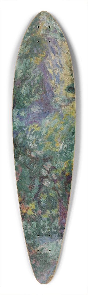 Armand Guillaumin - Arbres en le-de-France 39.3 inch art pintail longboard deck