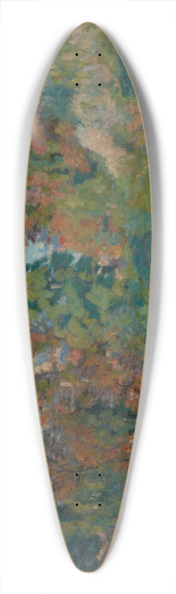 Armand Guillaumin - La Promenade (Une Rue en Ile-de-France) 39.3 inch art pintail longboard deck