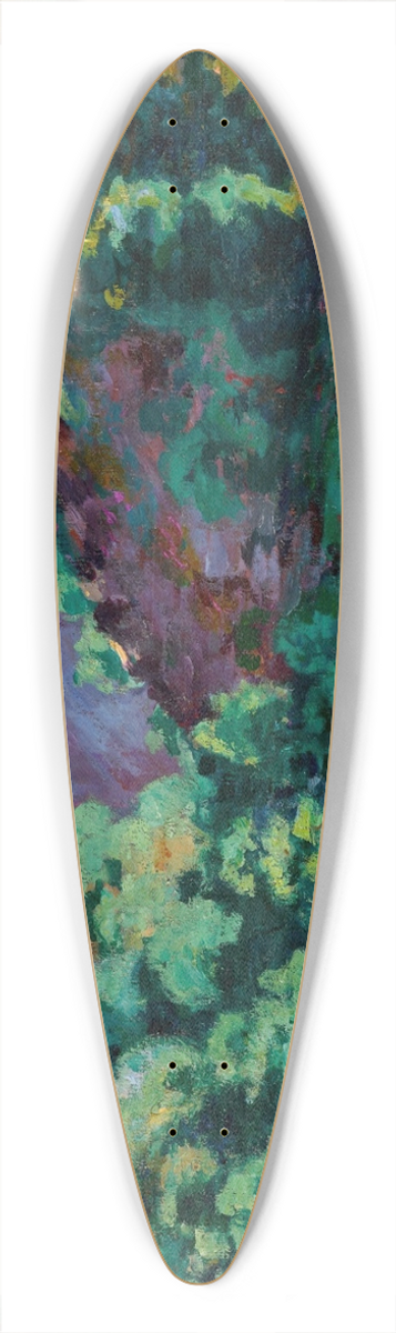 Armand Guillaumin - Le Ravin de la folie, vue de Chateau Crozant 39.3 inch art pintail longboard deck