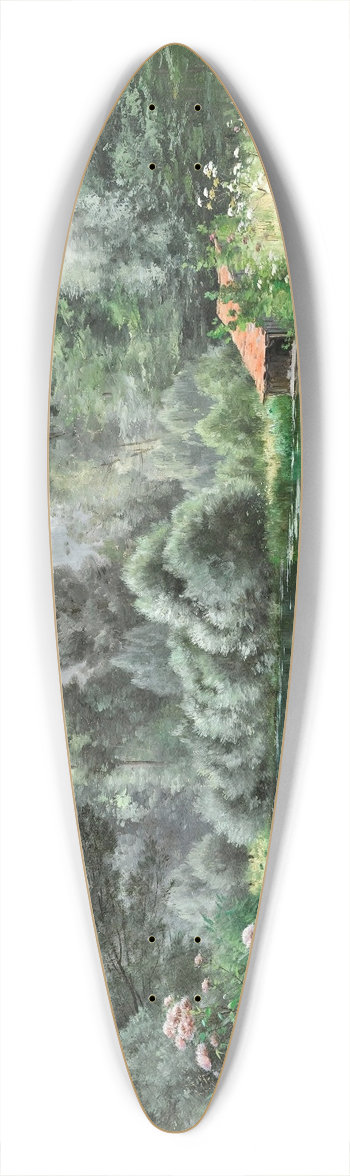 Armand Gury - Pontgivart, Near Reims 39.3 inch art pintail longboard deck