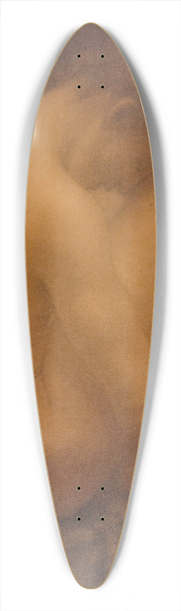 Armand Rassenfosse - Male Nude Seated 39.3 inch art pintail longboard deck