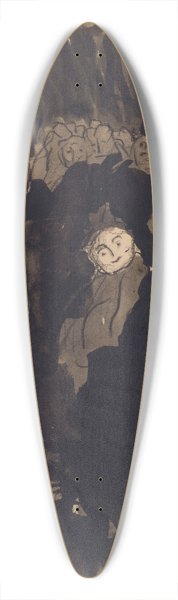 Armand Seguin - Au nouveau cirque 39.3 inch art pintail longboard deck
