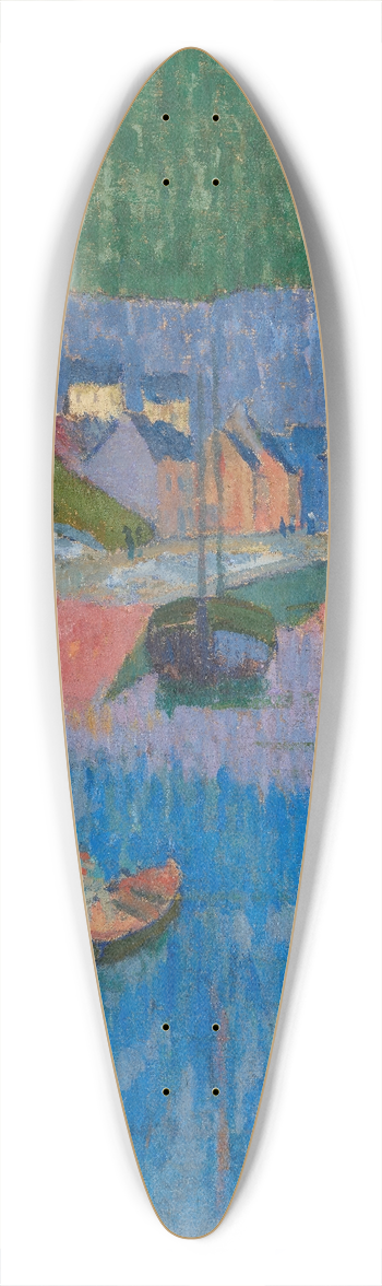 Armand Seguin - Seaport 39.3 inch art pintail longboard deck