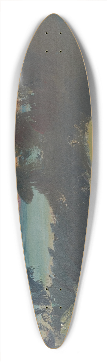 Arno Knig - Sunset 39.3 inch art pintail longboard deck