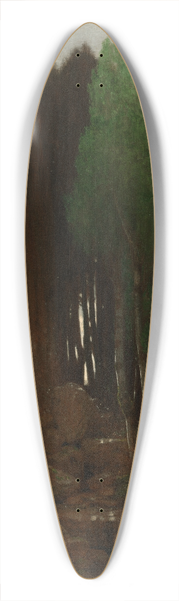 Arnold Bcklin - Spring in a Narrow Gorge (Quell in einer Felsschluct) 39.3 inch art pintail longboard deck