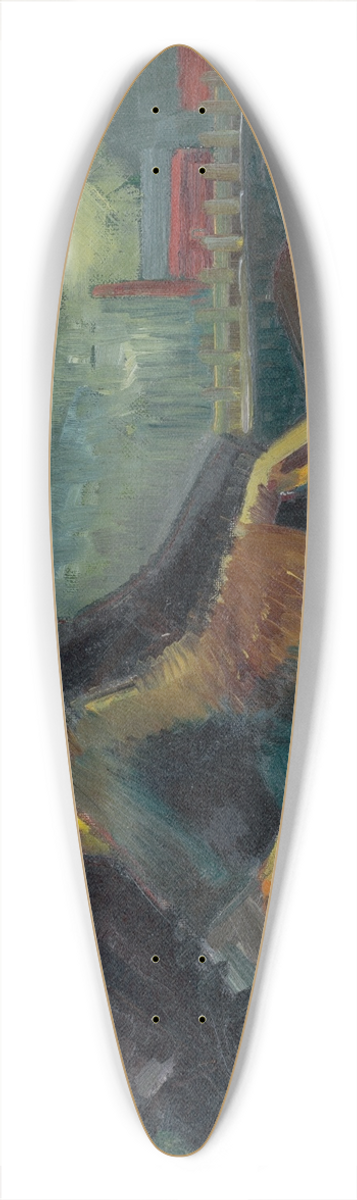Arnold Peter Weisz-Kubnan - Dawn 39.3 inch art pintail longboard deck