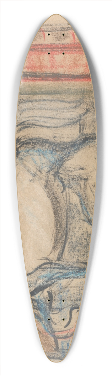 Arnold Peter Weisz-Kubnan - In the Stables 39.3 inch art pintail longboard deck