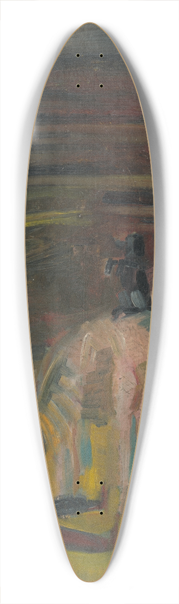 Arnold Peter Weisz-Kubnan - Motif from Circus 39.3 inch art pintail longboard deck