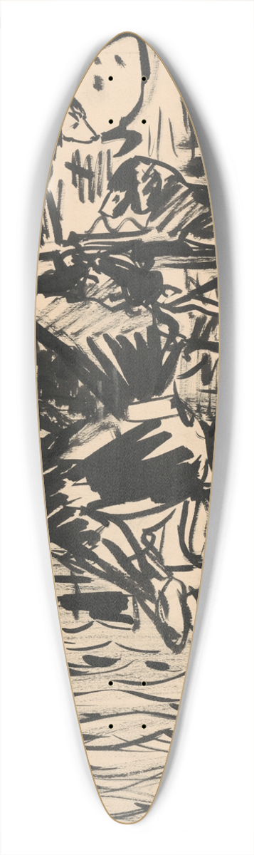 Arnold Peter Weisz-Kubnan - Rest 39.3 inch art pintail longboard deck