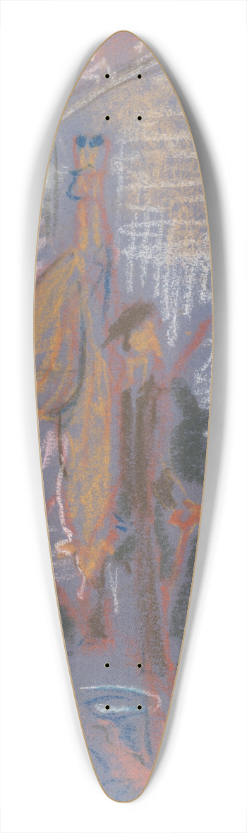 Arnold Peter Weisz-Kubnan - Return from the Hunt 39.3 inch art pintail longboard deck