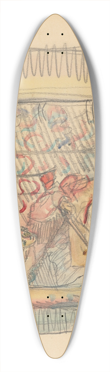 Arnold Peter Weisz-Kubnan - tdia lovca 39.3 inch art pintail longboard deck