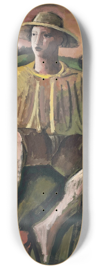 Bernard Meninsky - Seated Shepherd 8.25 inch art skate deck