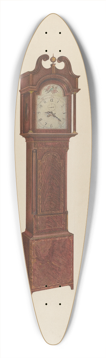 Arsen Maralian - Tall Clock 39.3 inch art pintail longboard deck