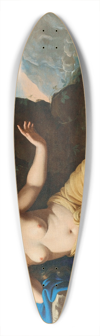 Artemisia Gentileschi - Mary Magdalene In Ecstasy Ii 39.3 inch art pintail longboard deck