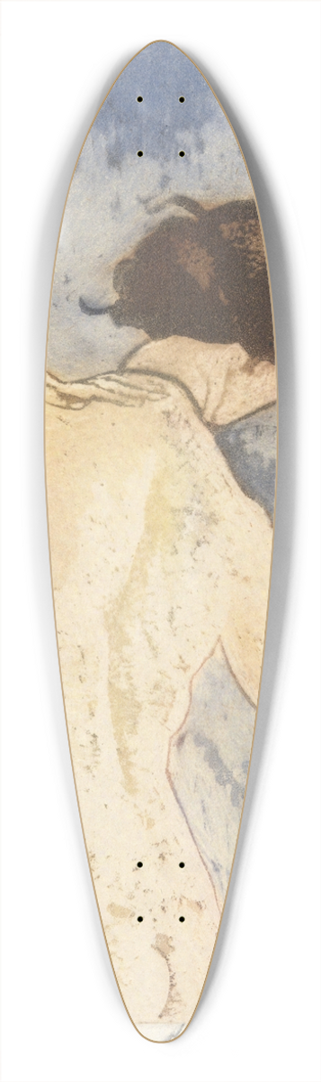 Arthur Bowen Davies - AntiqueMirror 39.3 inch art pintail longboard deck