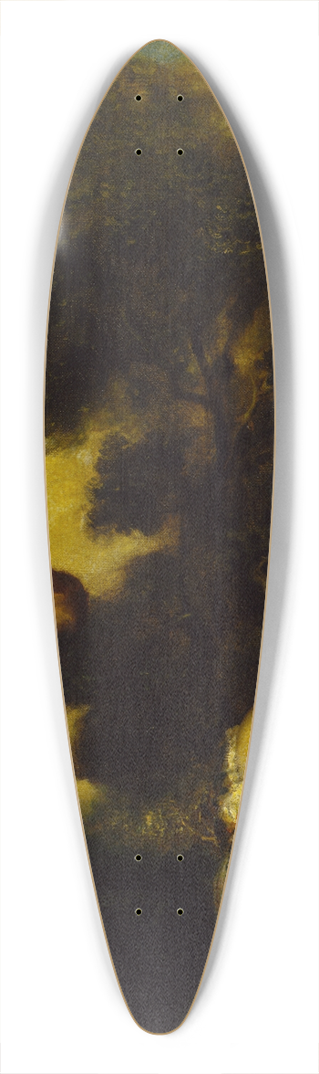 Arthur Bowen Davies - Evensong 39.3 inch art pintail longboard deck