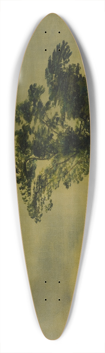 Arthur Bowen Davies - Our River Hudson 39.3 inch art pintail longboard deck