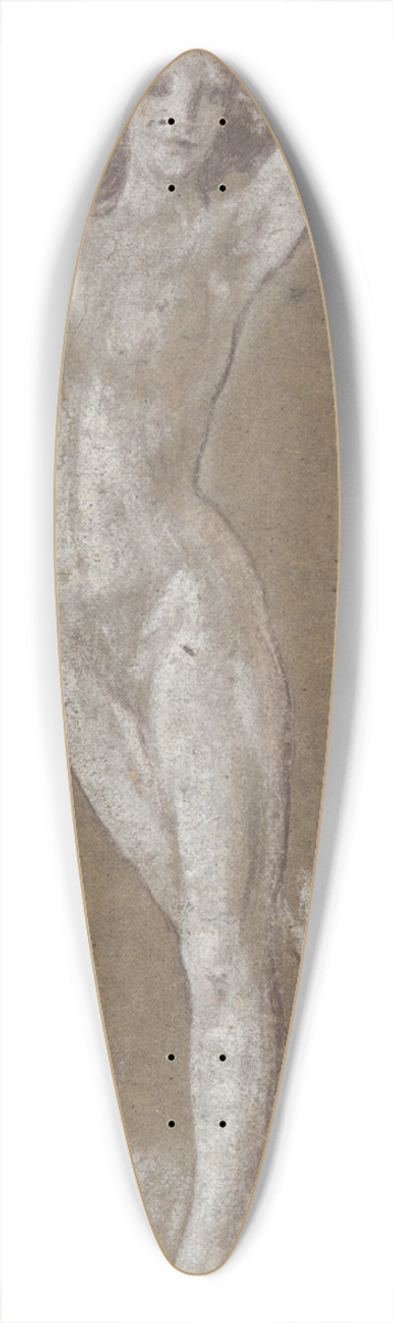 Arthur Bowen Davies - Standing FemaleNude 39.3 inch art pintail longboard deck