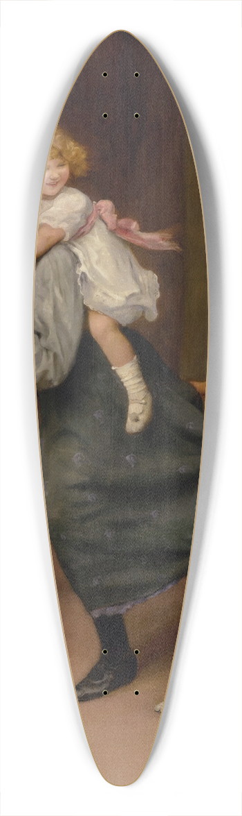 Arthur John Elsley - Pick-a-Back 39.3 inch art pintail longboard deck