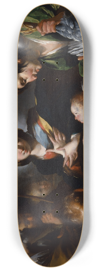 Bernardo Strozzi - Adoration Of The Shepherds 8.25 inch art skate deck