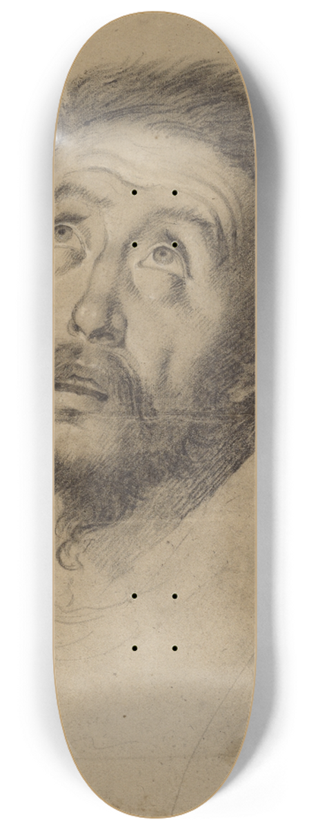 Bernardo Strozzi - Head of Saint Francis 8.25 inch art skate deck