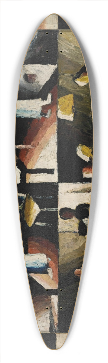 Arthur Segal - Husliche Arbeit (Housekeeping) 39.3 inch art pintail longboard deck