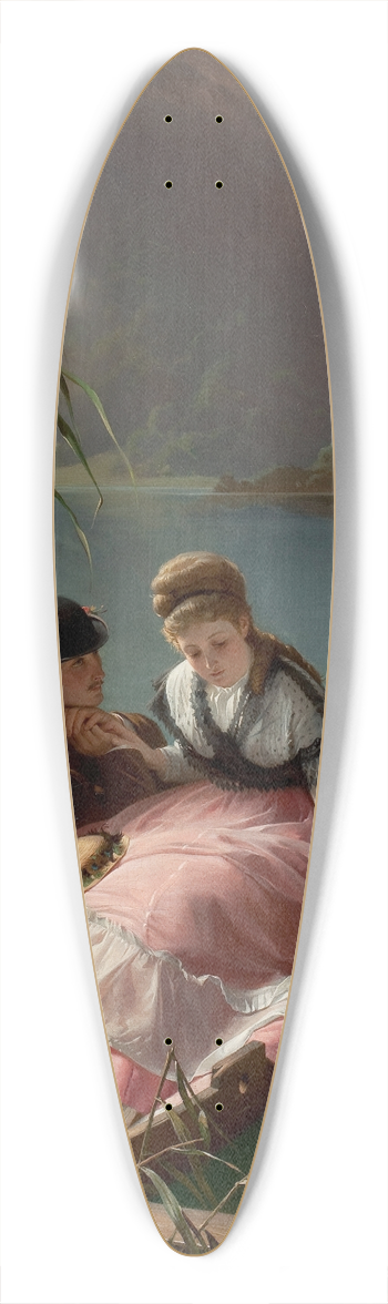 Arthur von Ramberg - Rendevous 39.3 inch art pintail longboard deck