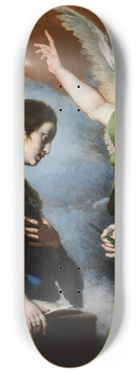 Bernardo Strozzi - The Annunciation 8.25 inch art skate deck