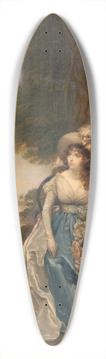 Arthur William Devis - Mr. And Mrs. Fraser 39.3 inch art pintail longboard deck