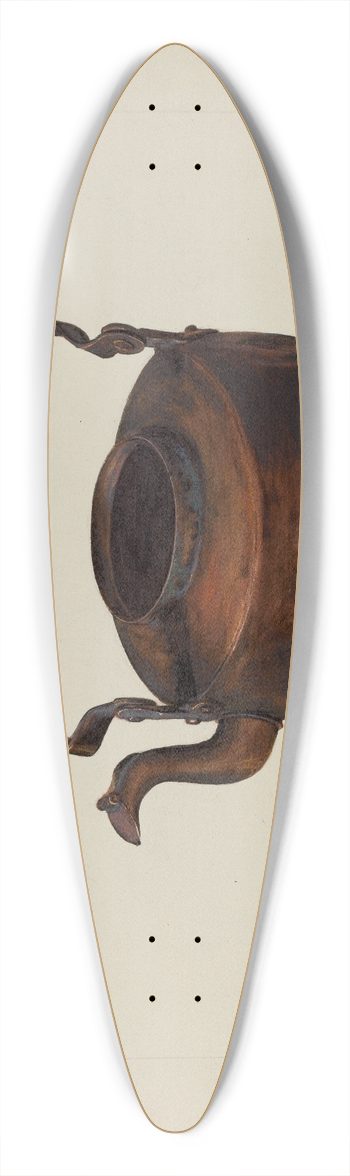 A.R. Tolman - Copper Kettle 39.3 inch art pintail longboard deck