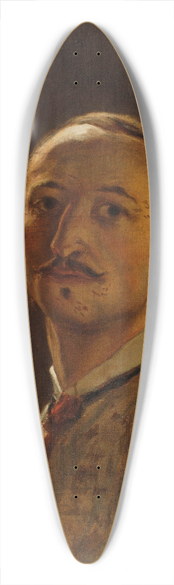 Artur Grottger - Self-portrait 39.3 inch art pintail longboard deck