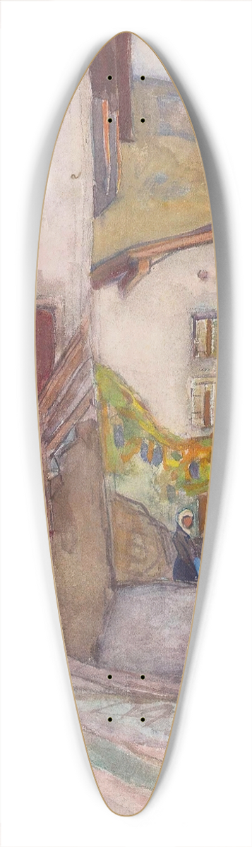 Artur Nikodem - Gasse In Garda 39.3 inch art pintail longboard deck