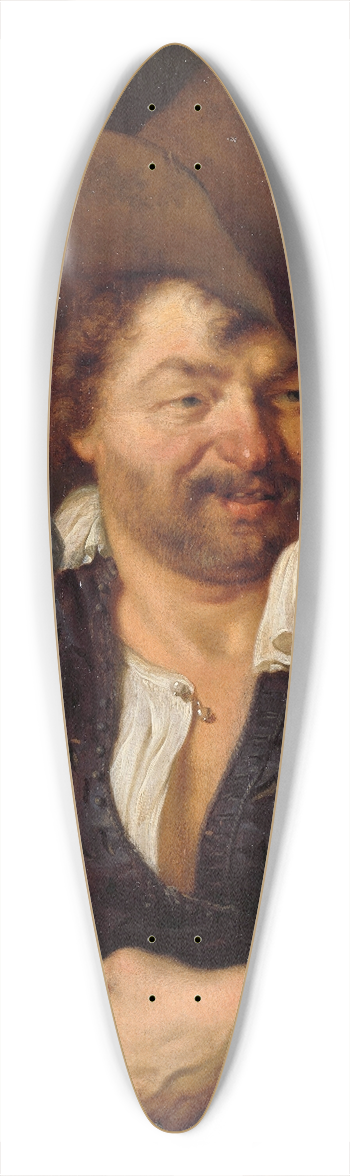 Ary de Vois - The Merry Fiddler 39.3 inch art pintail longboard deck