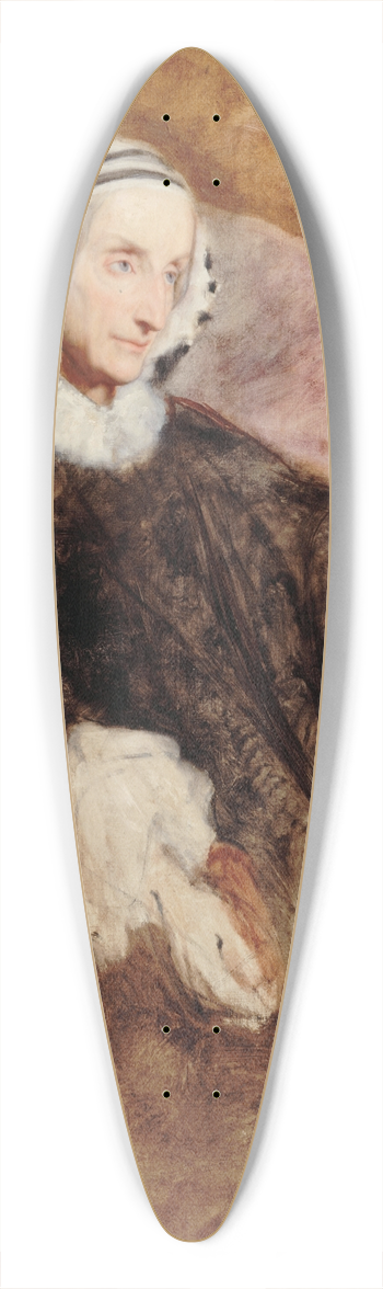 Ary Scheffer - Portrait de la Reine Marie-Amlie en deuil 39.3 inch art pintail longboard deck