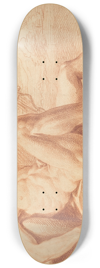 Bernard Picart - A Reclining Male Nude 8.25 inch art skate deck